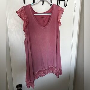 Torrid Size 2 Dusty Rose Tank Top